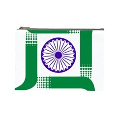 Seal Of Indian State Of Jharkhand Cosmetic Bag (large)  by abbeyz71