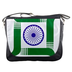 Seal Of Indian State Of Jharkhand Messenger Bags by abbeyz71