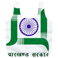 Seal Of Indian State Of Jharkhand Full Print Recycle Bags (l)  by abbeyz71
