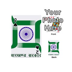 Seal Of Indian State Of Jharkhand Playing Cards 54 (mini)  by abbeyz71