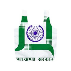 Seal Of Indian State Of Jharkhand Full Print Recycle Bags (s)  by abbeyz71