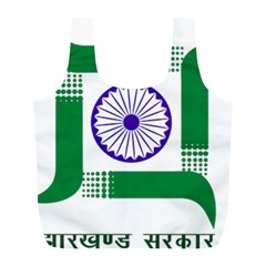 Seal Of Indian State Of Jharkhand Full Print Recycle Bags (l)  by abbeyz71