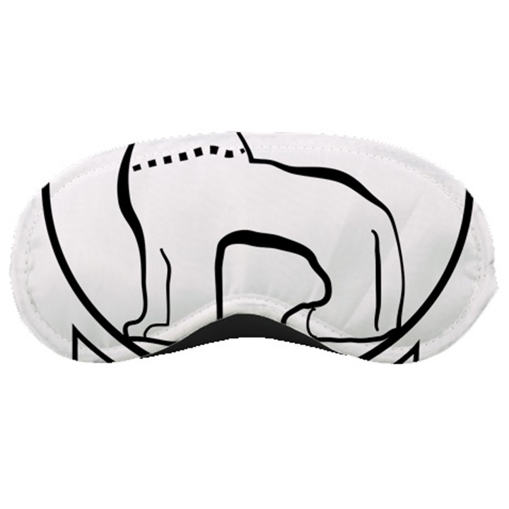 Seal of Indian State of Manipur Sleeping Masks