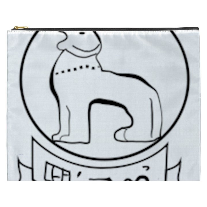 Seal of Indian State of Manipur  Cosmetic Bag (XXXL) 
