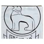 Seal of Indian State of Manipur  Cosmetic Bag (XXXL)  Back