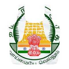 Seal Of Indian State Of Tamil Nadu  Full Print Recycle Bags (l)  by abbeyz71