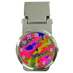 Sky pattern Money Clip Watches Front