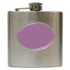 Pattern Grid Background Hip Flask (6 Oz) by Nexatart