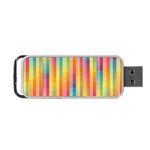 Background Colorful Abstract Portable USB Flash (One Side) Front