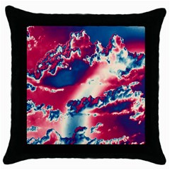 Sky pattern Throw Pillow Case (Black)