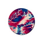 Sky pattern Rubber Coaster (Round)  Front