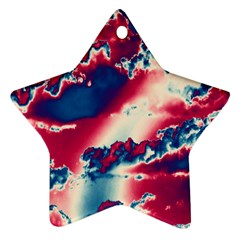 Sky pattern Star Ornament (Two Sides)