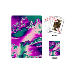 Sky Pattern Playing Cards (mini)  by Valentinaart