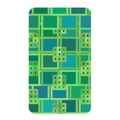 Green Abstract Geometric Memory Card Reader by Nexatart