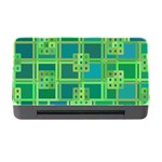 Green Abstract Geometric Memory Card Reader with CF Front