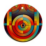 Abstract Pattern Background Ornament (Round) Front