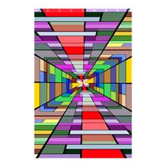 Art Vanishing Point Vortex 3d Shower Curtain 48  X 72  (small)  by Nexatart