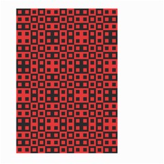 Abstract Background Red Black Large Garden Flag (two Sides) by Nexatart