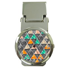 Abstract Geometric Triangle Shape Money Clip Watches by Nexatart