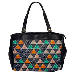 Abstract Geometric Triangle Shape Office Handbags