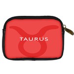 Zodizc Taurus Red Digital Camera Cases Back