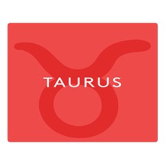 Zodizc Taurus Red Double Sided Flano Blanket (large)  by Mariart