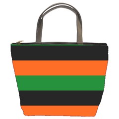 Color Green Orange Black Bucket Bags by Mariart