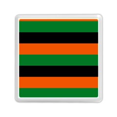 Color Green Orange Black Memory Card Reader (square)  by Mariart