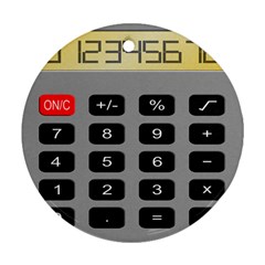 Calculator Ornament (round)