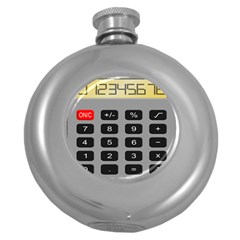Calculator Round Hip Flask (5 Oz)