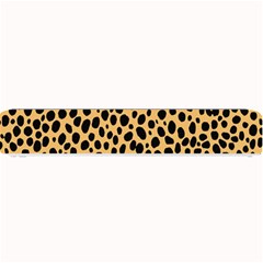 Cheetah Skin Spor Polka Dot Brown Black Dalmantion Small Bar Mats by Mariart