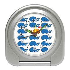 Fish Animals Whale Blue Orange Love Travel Alarm Clocks