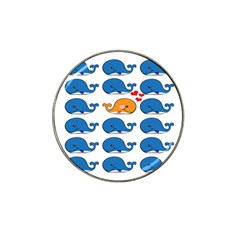 Fish Animals Whale Blue Orange Love Hat Clip Ball Marker (4 pack)