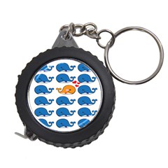 Fish Animals Whale Blue Orange Love Measuring Tapes