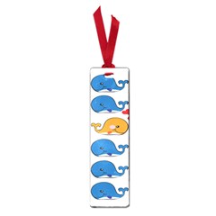 Fish Animals Whale Blue Orange Love Small Book Marks