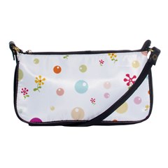 Flower Floral Star Balloon Bubble Shoulder Clutch Bags by Mariart
