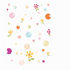 Flower Floral Star Balloon Bubble Small Garden Flag (two Sides)