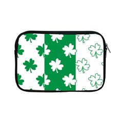 Flower Green Shamrock White Apple Ipad Mini Zipper Cases by Mariart