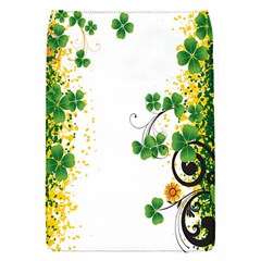 Flower Shamrock Green Gold Flap Covers (s) 