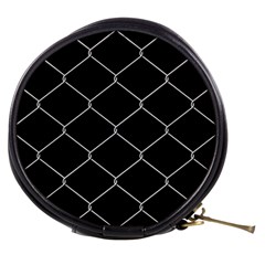 Iron Wire White Black Mini Makeup Bags