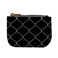 Iron Wire White Black Mini Coin Purses by Mariart