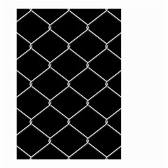 Iron Wire White Black Small Garden Flag (two Sides) by Mariart