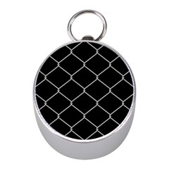 Iron Wire White Black Mini Silver Compasses by Mariart