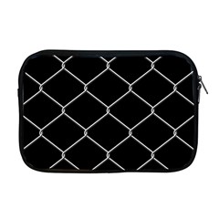 Iron Wire White Black Apple Macbook Pro 17  Zipper Case by Mariart