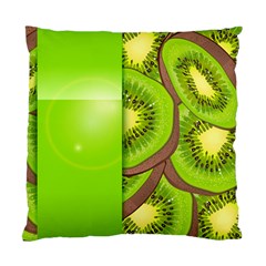 Fruit Slice Kiwi Green Standard Cushion Case (one Side) by Mariart