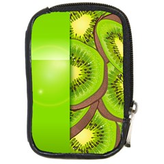 Fruit Slice Kiwi Green Compact Camera Cases