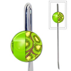 Fruit Slice Kiwi Green Book Mark by Mariart