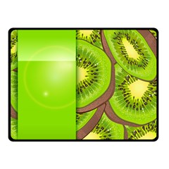 Fruit Slice Kiwi Green Double Sided Fleece Blanket (small) 