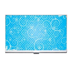 Leaf Blue Snow Circle Polka Star Business Card Holders