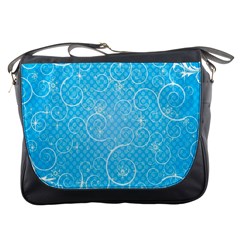 Leaf Blue Snow Circle Polka Star Messenger Bags